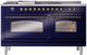 Ilve® Nostalgie II Series 60" Midnight Blue Pro Style Dual Fuel Range-1