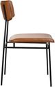 Moe's Home Collection Sailor 2-Piece Brown Dining Side Chair Set-1