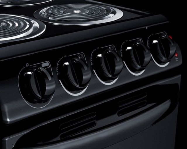 Summit® 20" Black Freestanding Electric Range-1