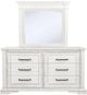 Coaster®  McKinney Vintage White Dresser with Mirror-1