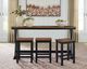 Signature Design by Ashley® Wildenauer 4-Piece Black/Brown Dining Set-0