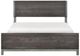 Homelegance® Zephyr Antique Silver/Brownish Gray California King Panel Bed-3