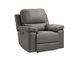 Gris Power Leather Recliner-0