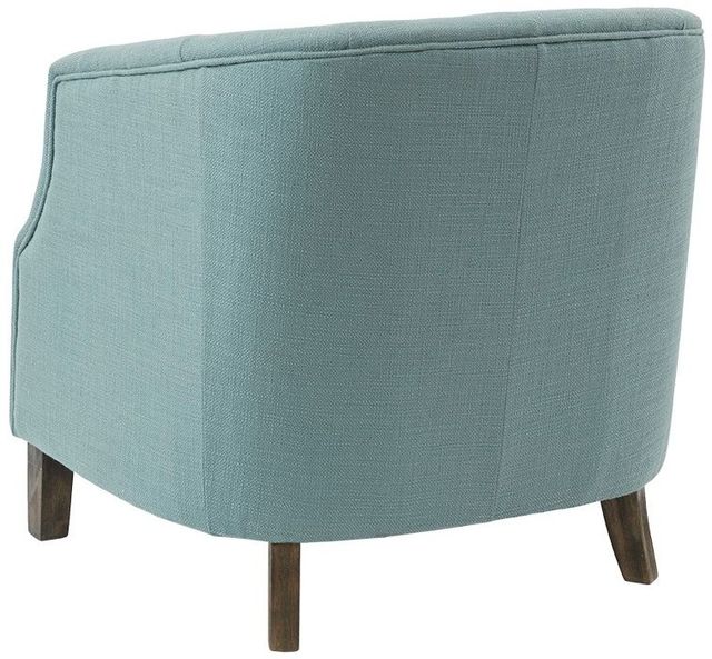 Olliix by Madison Park Dusty Aqua Ansley Chesterfield Barrel Chair-3