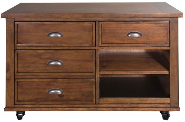 Liberty Furniture Arlington House Cobblestone Brown Credenza-2