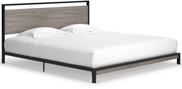 Signature Design by Ashley® Dontally Gray/Black King Platform Bed-0