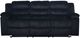 New Classic® Home Furnishings Willow Black Manual Dual Reclining Sofa-2