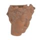 A & B Home Brown Head Bust Planter-0