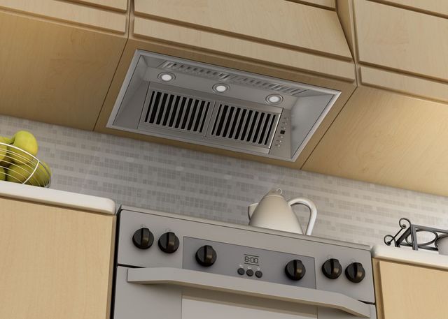 ZLINE 34" Stainless Steel Wall Mount Insert Range Hood-1