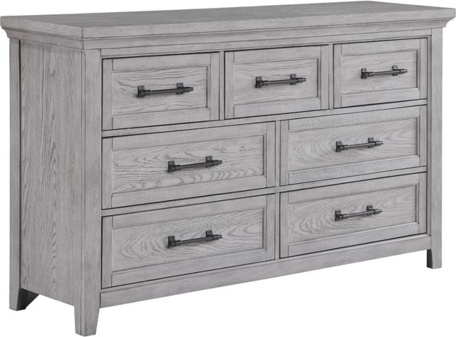 Crown Mark Beckett Light Gray Dresser-0