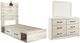 Signature Design by Ashley® Cambeck 3-Piece Whitewash White Twin Panel Bed Set-0