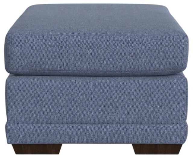 Flexsteel® Customizable Jewel Fabric Ottoman-4