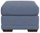 Flexsteel® Customizable Jewel Fabric Ottoman-4