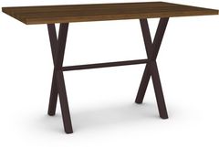 Amisco Customizable Alex 28" Solid Ash Counter Height Table