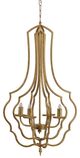 A & B Home Valerio Antique Gold Nested Chandelier-0