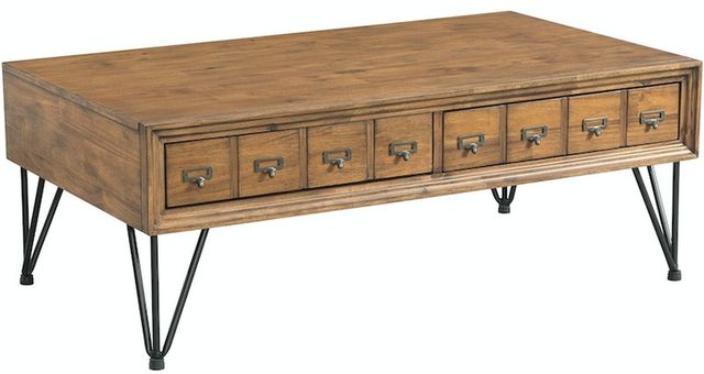 Elements International Boone 3-Piece Light Walnut Occasional Table Set-2