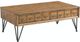 Elements International Boone 3-Piece Light Walnut Occasional Table Set-2