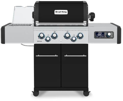 Broil King® Regal™ Q 490 Pro 4-Burner Black Freestanding Natural Gas Grill-0