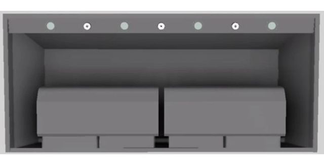 Vent-A-Hood® Designer Series 54" Gunsmoke Wall Mounted Range Hood-3