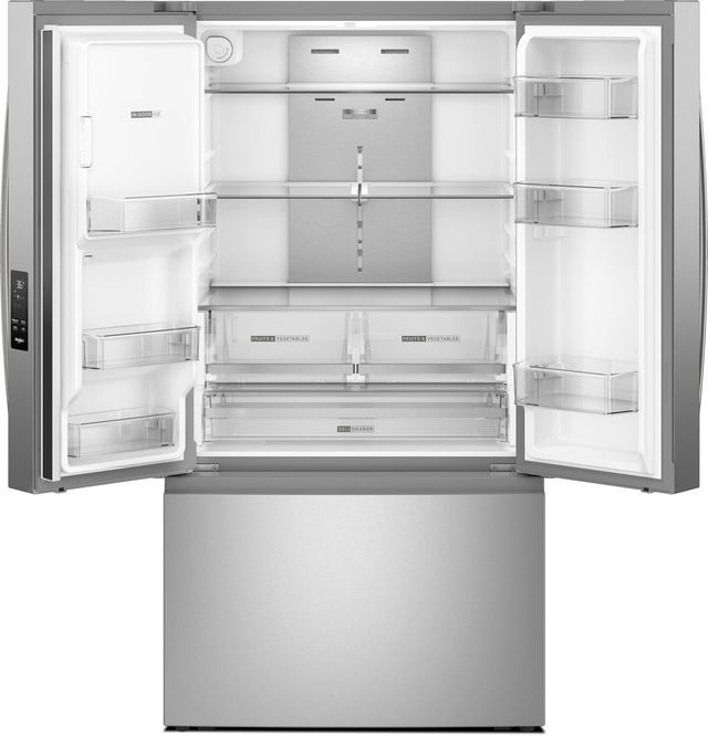 Whirlpool® 36" 29.6 Cu. Ft. Fingerprint Resistant Stainless Steel French Door Refrigerator with Dual Ice Makers-1
