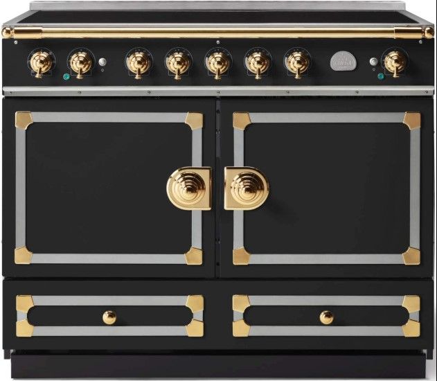 La Cornue CornuFé 110 43" Matte Black Pro Style Induction Range-0