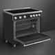 Smeg Professional 36" Matt Black Pro Style Induction Range-4
