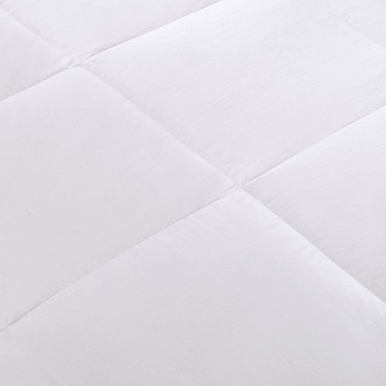 Olliix True North by Sleep Philosophy White Twin Level 1 Cotton Sateen White Down Comforter-1