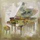 YHD Paris Piano Wall Art-0