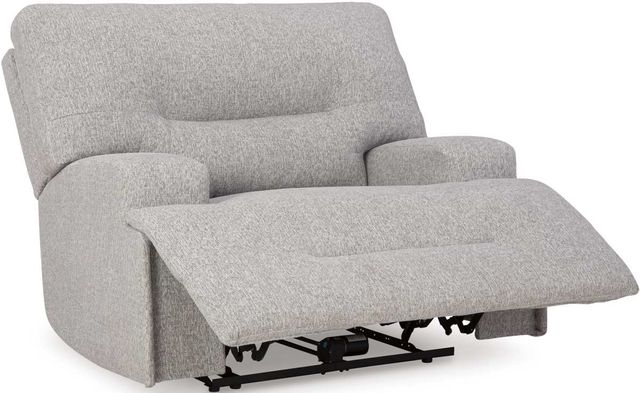 Signature Design by Ashley® Acklen Place Pewter Wide Seat Power Recliner-1