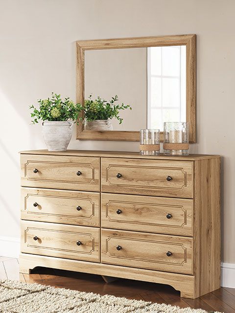 Signature Design by Ashley® Aleaport Warm Brown Dresser-3