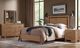 Vaughan-Bassett Lodge & Loft Blond Oak California King Floating Panel Bed-1