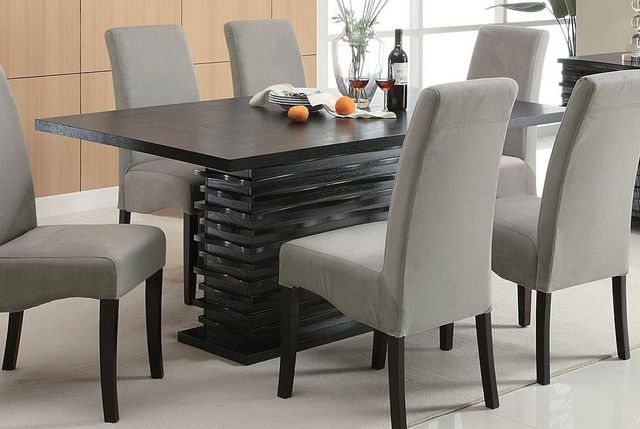 Coaster® Stanton Black Dining Table-1