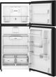 Whirlpool® 30" 19.3 Cu. Ft. Black Top Freezer Refrigerator with Total Coverage Cooling-1