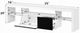 ACME Furniture Buck II Black High Gloss/White TV Stand-2