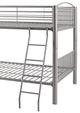 Powell® Heavy Metal Pewter Full Over Full Bunk Bed-4