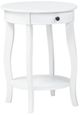 Crown Mark Jacie White Chairside Table-0