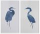 Bassett Mirror Heron in Blue 2-Piece Wall Art Set-0