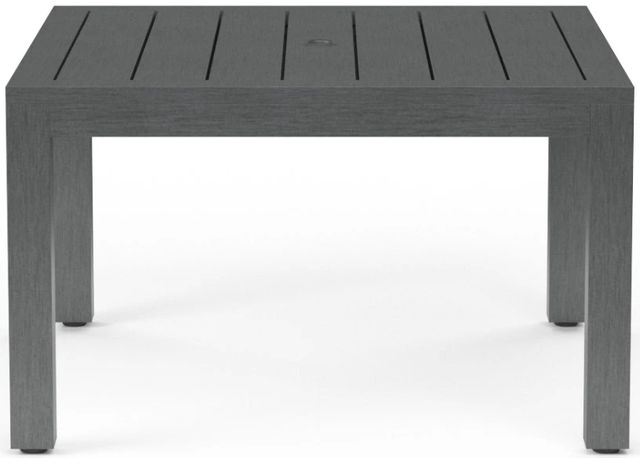 Sunset West Redondo Slate Metal Square Outdoor Dining Table-1