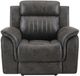 Global Furniture USA U8517 Gray Glider Recliner-1