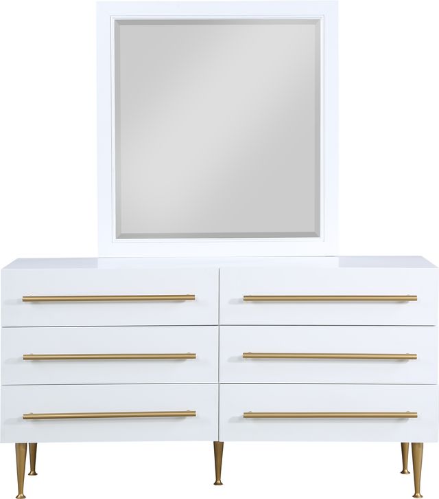 Meridian Furniture Marisol White Dresser-3