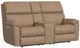 Flexsteel® Customizable Porter Leather Power Reclining Loveseat with Console, Power Headrest and Lumbar-0
