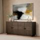 Classic Home Oakridge Havana Brown 4-Door Cabinet-1