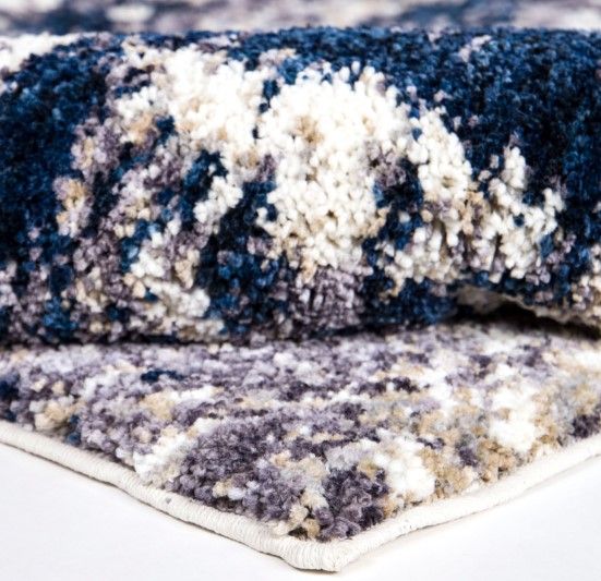Orian Cotton Tail Expose Blue 5'x8' Area Rug-2