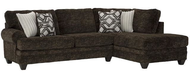 Albany Industries 2-Piece Galactic Chocolate Right-Arm Facing Chaise Sectional-0