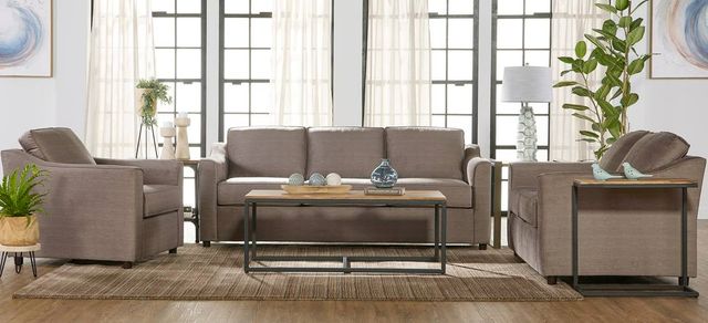 Hughes Furniture® 13410 Joffrey Sable Queen Sleeper Sofa-1
