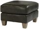 Flexsteel® Dana Black Ottoman-0