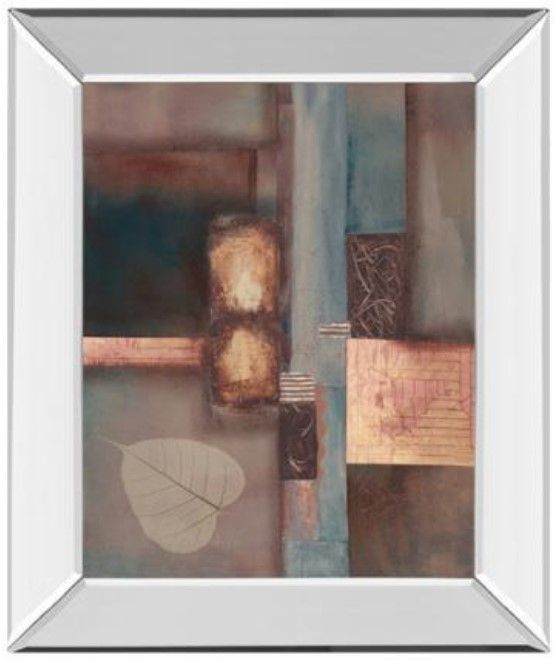 Classy Living Laurie Fields Fall I with Leaf 22" Wall Art-0