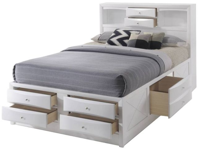 ACME Furniture Ireland White Full Bookcase Bed-3
