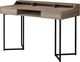 Monarch Specialties Inc. 48"L Dark Taupe and Black Metal Computer Desk-0