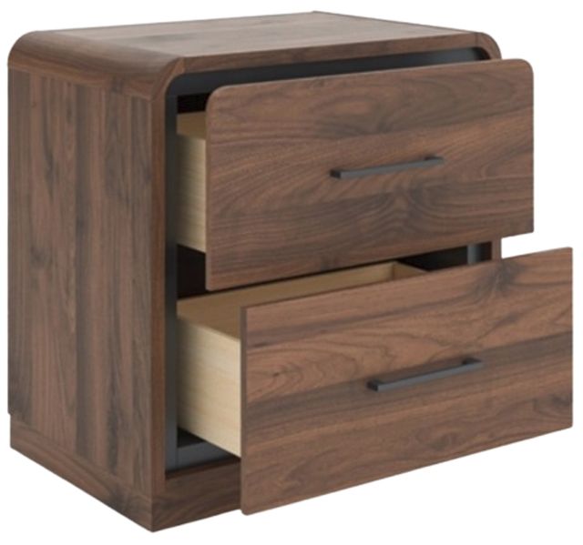 Signature Design by Ashley® Hollinaze Walnut Brown Nightstand-1